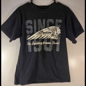 Indian Motorcycle Men's Black Logo T-Shirt